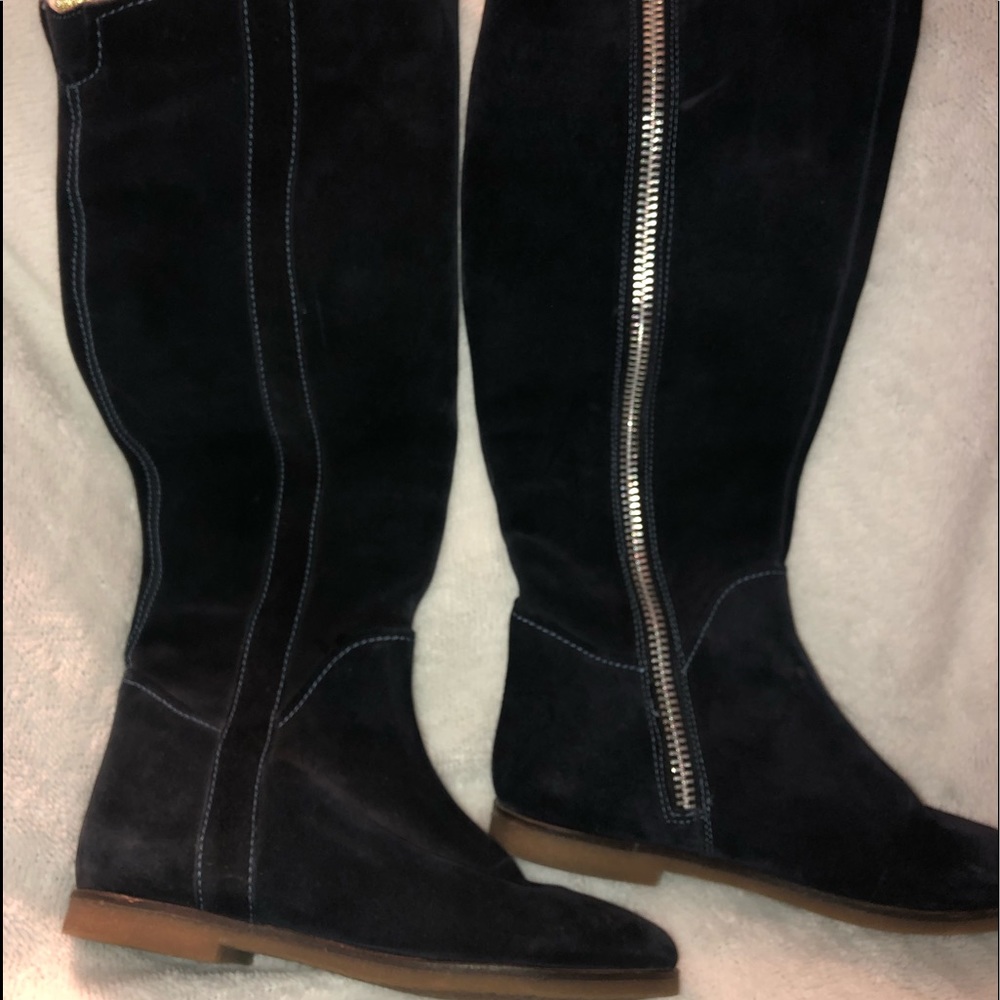 Ted Baker suede zip up boots.